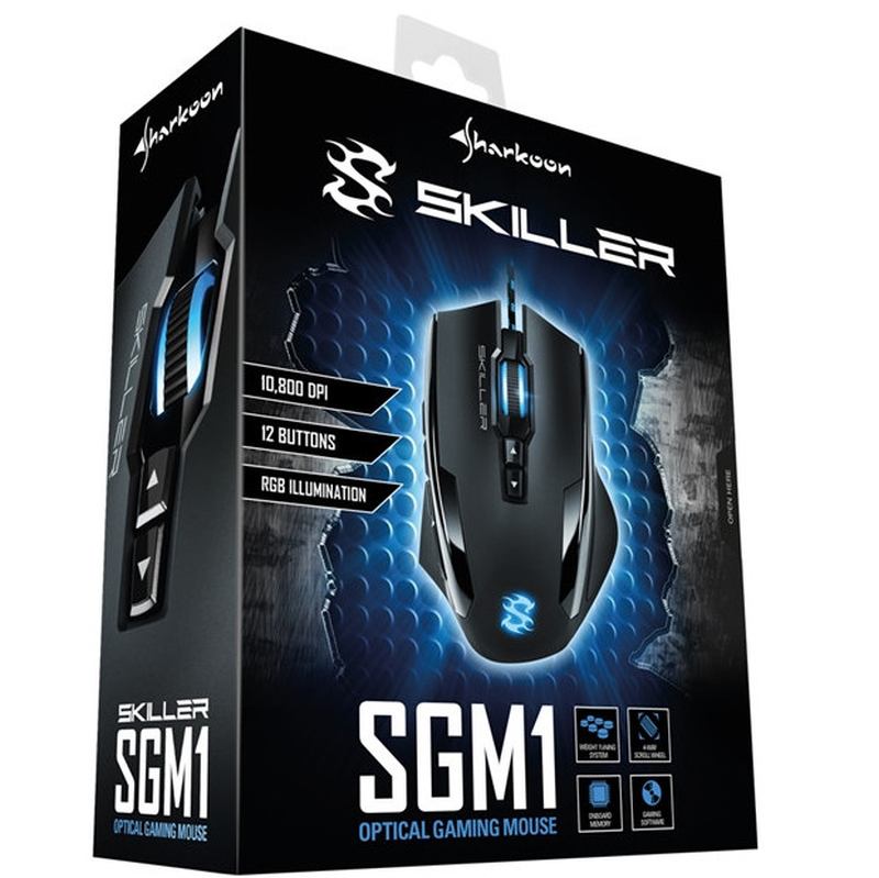 Sharkoon SKILLER SGM1 Gaming Mouse με αισθητήρα 10.800 DPI