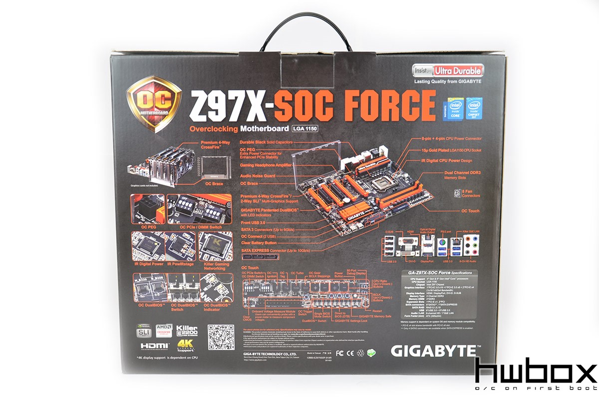 Gigabyte Z97X-SOC Force Review: Overclocker's heaven