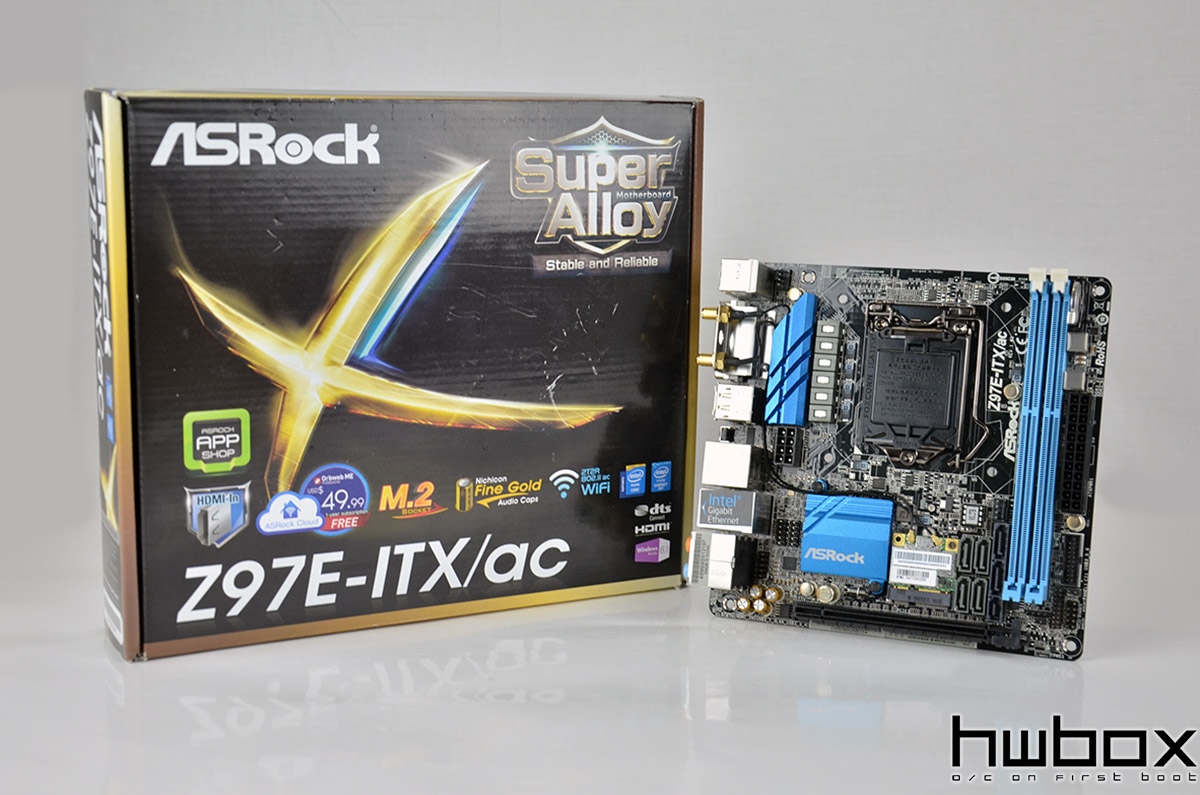 Asrock Z97E-ITX/ac Review: Small but packed