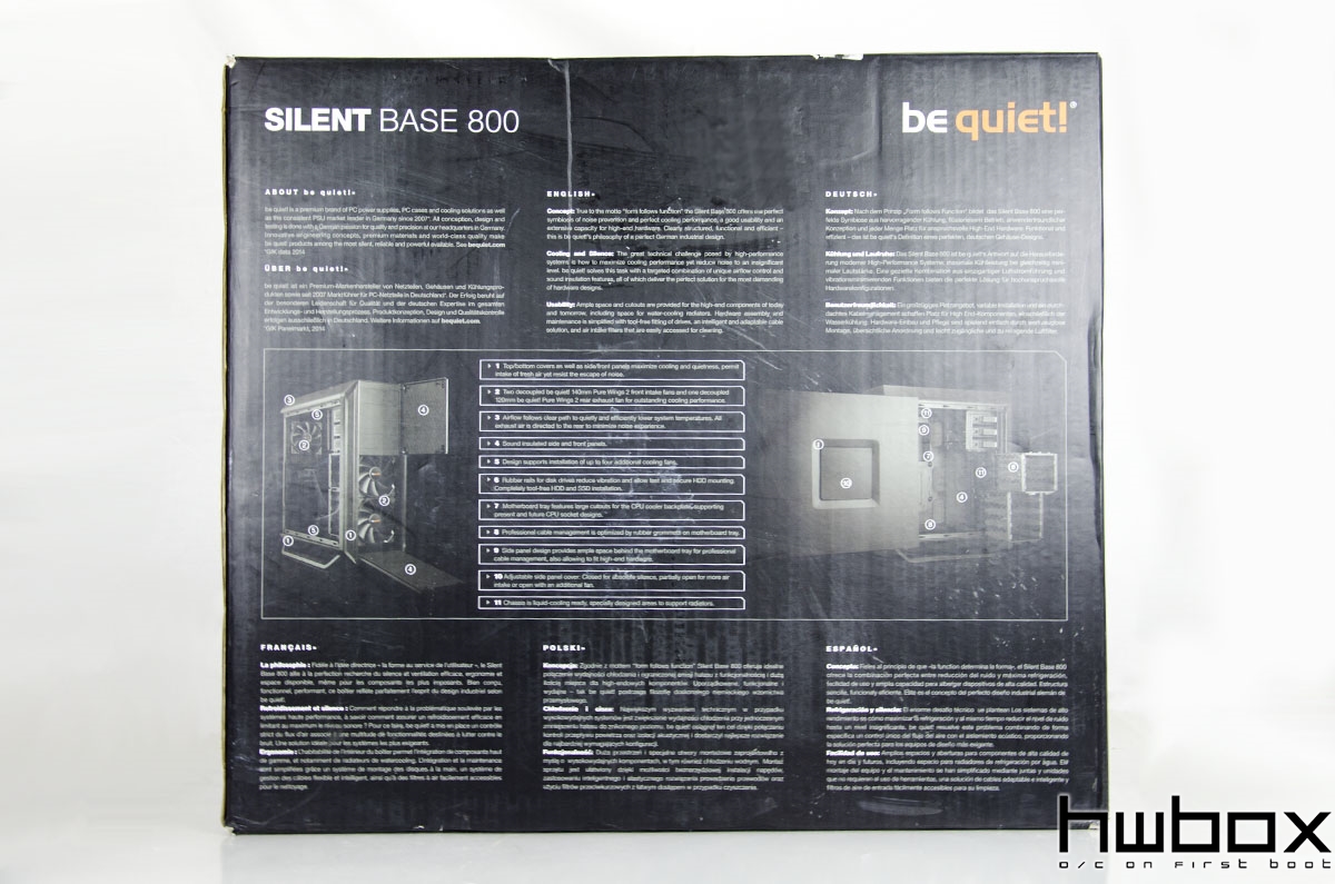 Be Quiet! Silent Base 800 Review: The dark silence