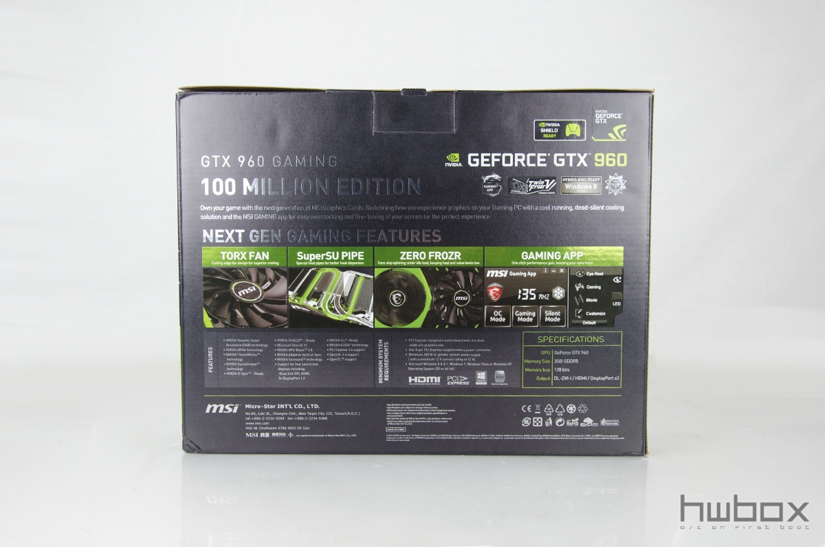 MSI GTX 960 100 Million Edition Review: The Green Dragon