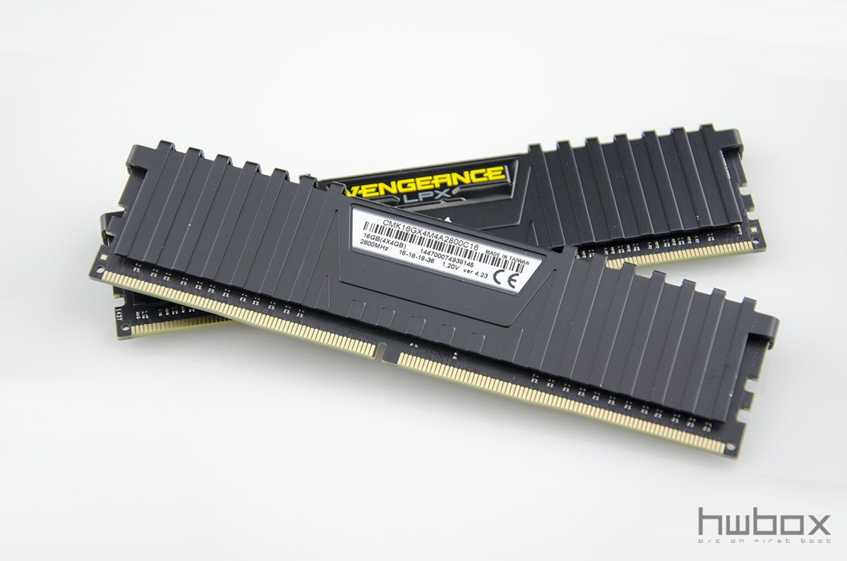  Corsair Vengeance LPX DDR4 4x4GB 2800MHz Review: Vengeful Memory