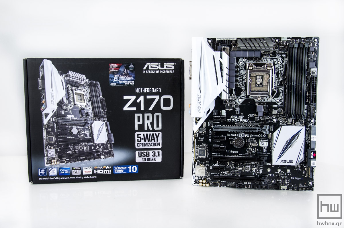 ASUS Z170-Pro Review: White-out