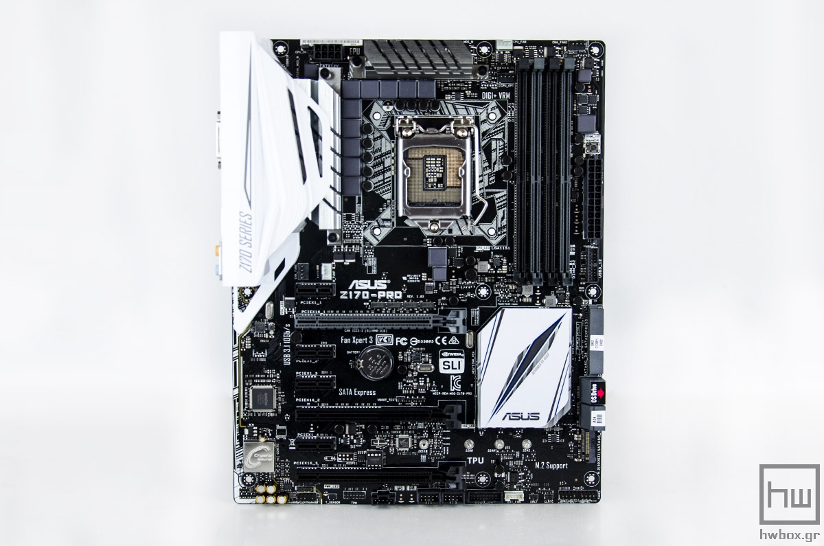 ASUS Z170-Pro Review: White-out