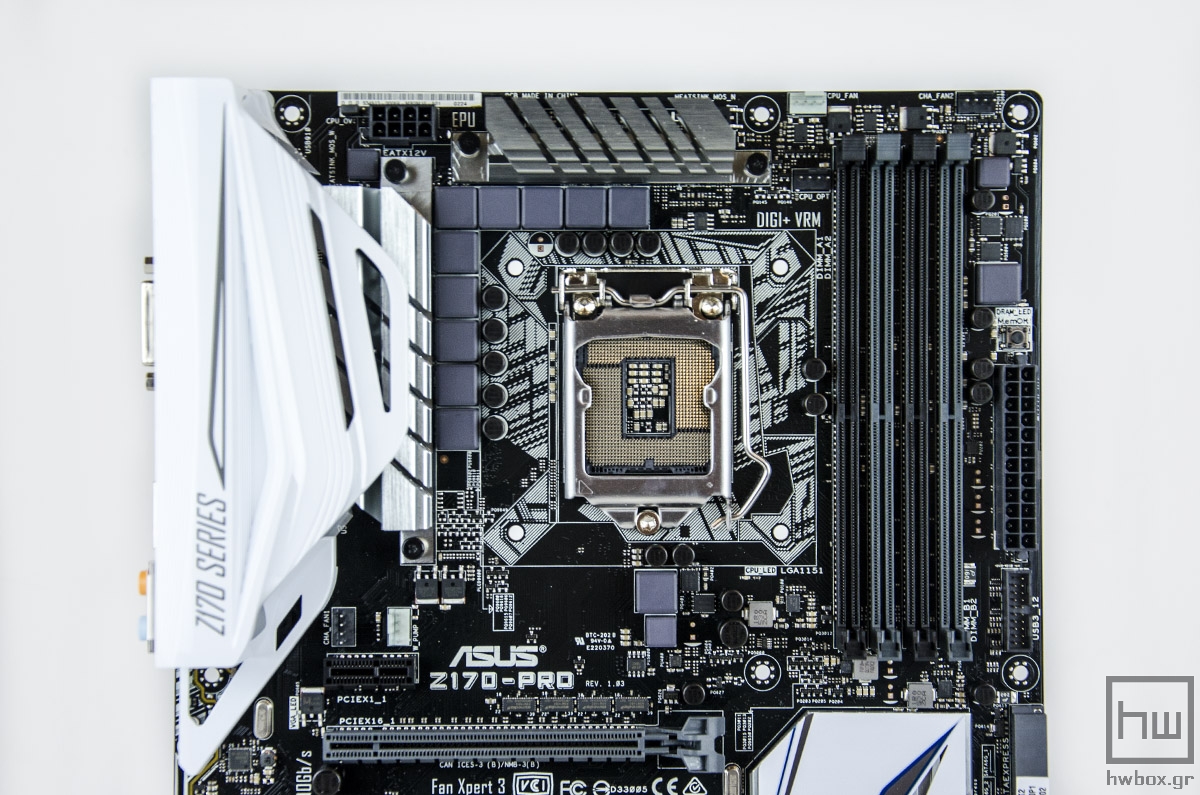 ASUS Z170-Pro Review: White-out