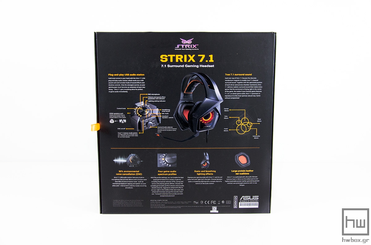 ASUS Strix 7.1 Gaming headset Review: The aggressive strix