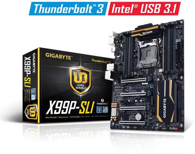 Η Gigabyte προσφέρει το πρώτο Thunderbolt 3 Χ99 motherboard