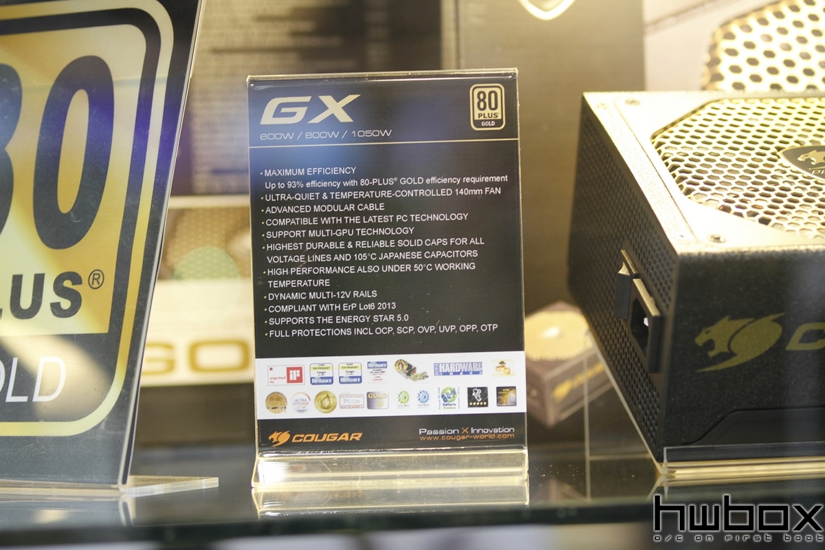 HWBOX @ Computex 2013: Cougar Cases, Power Supplies and Peripherals