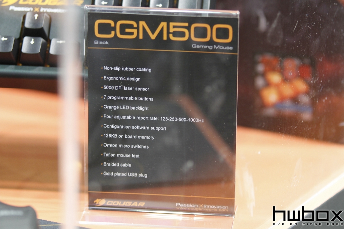 HWBOX @ Computex 2013: Cougar Cases, Power Supplies and Peripherals