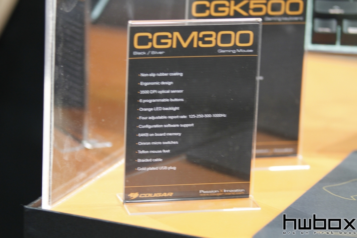 HWBOX @ Computex 2013: Cougar Cases, Power Supplies and Peripherals