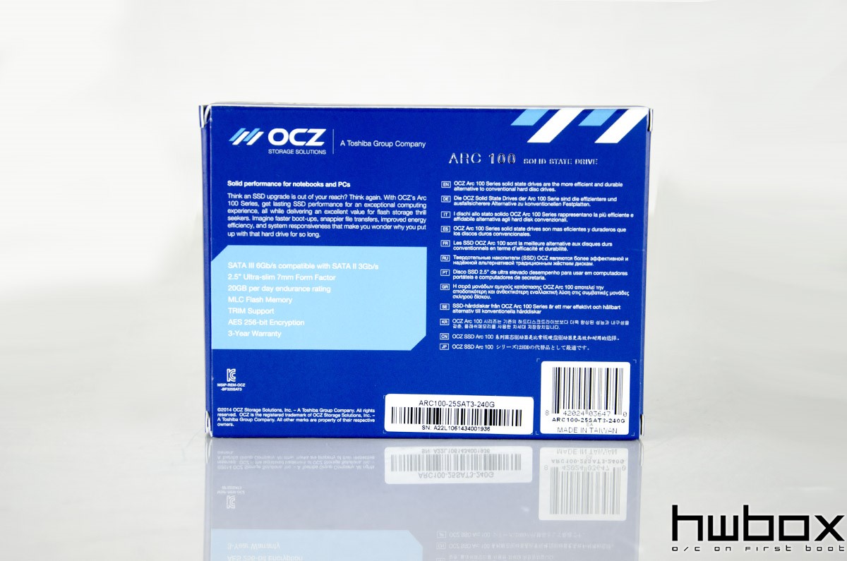 OCZ ARC 100 240GB SSD Review: Targeting the value segment